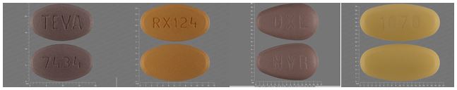 Examples of Valsartan Pills